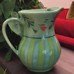 Gail Pittman Provence Ceramic Pitcher 48oz EUC
